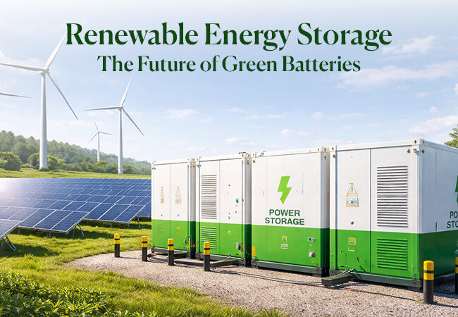 Renewable Energy Storage: The Future of Green Batteries