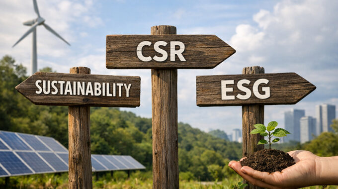 Sustainability vs CSR vs ESG