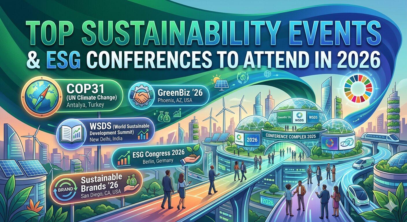 Top Sustainability Events & ESG Conferences to Attend in 2026