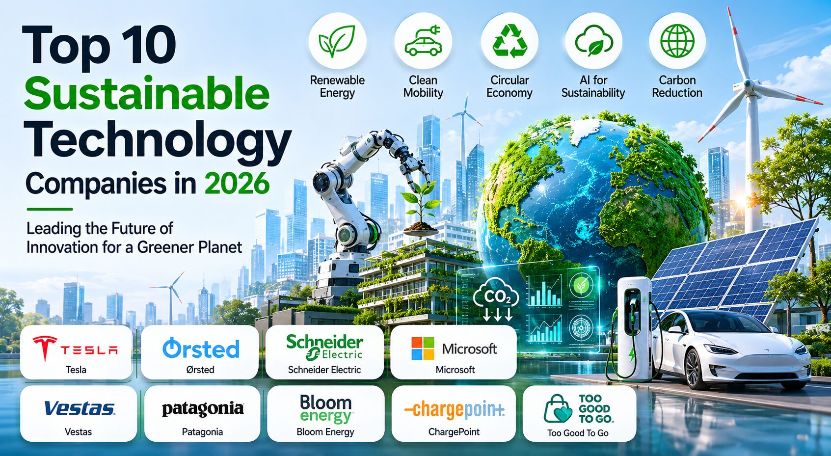 Top Sustainable Technology Companies