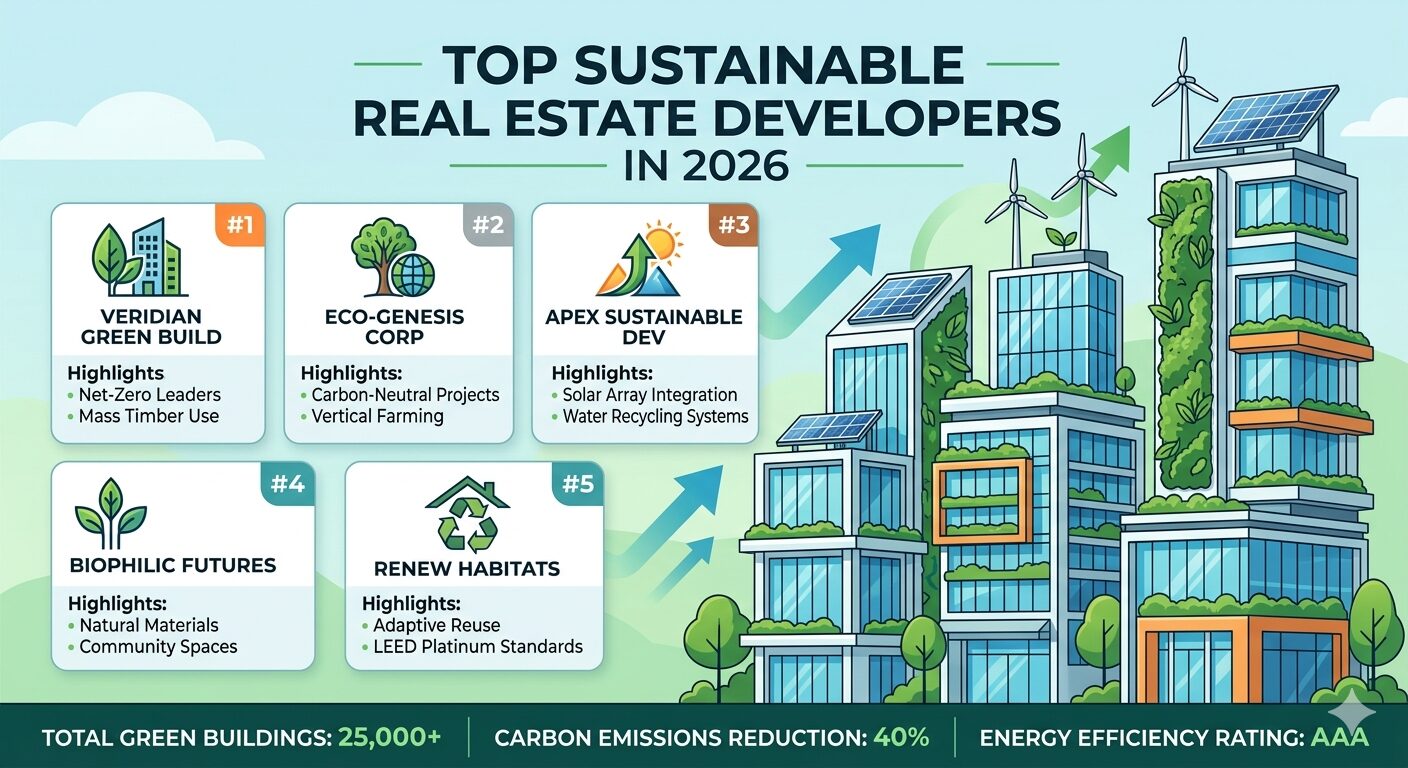 Top Sustainable Real Estate Developers in 2026