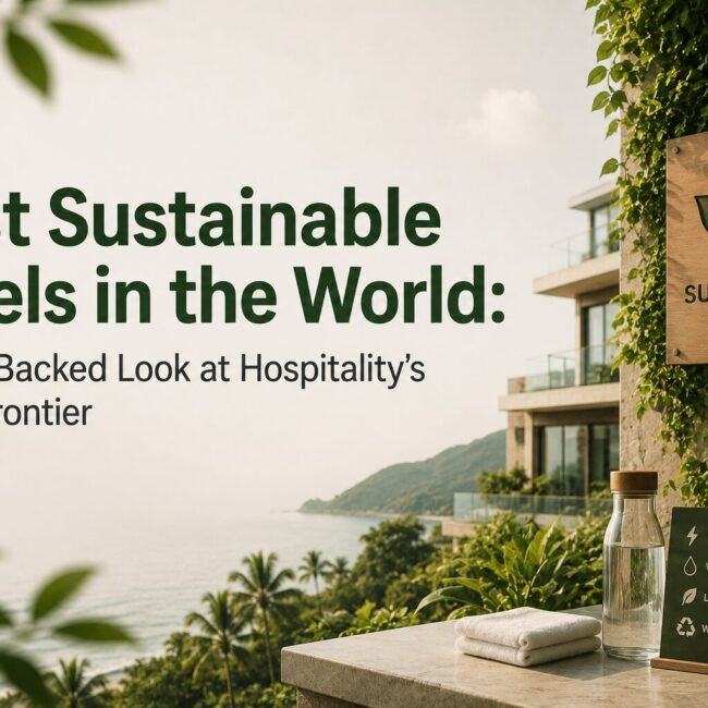 Most Sustainable Hotels in the World: 10 Eco-Friendly Hotels