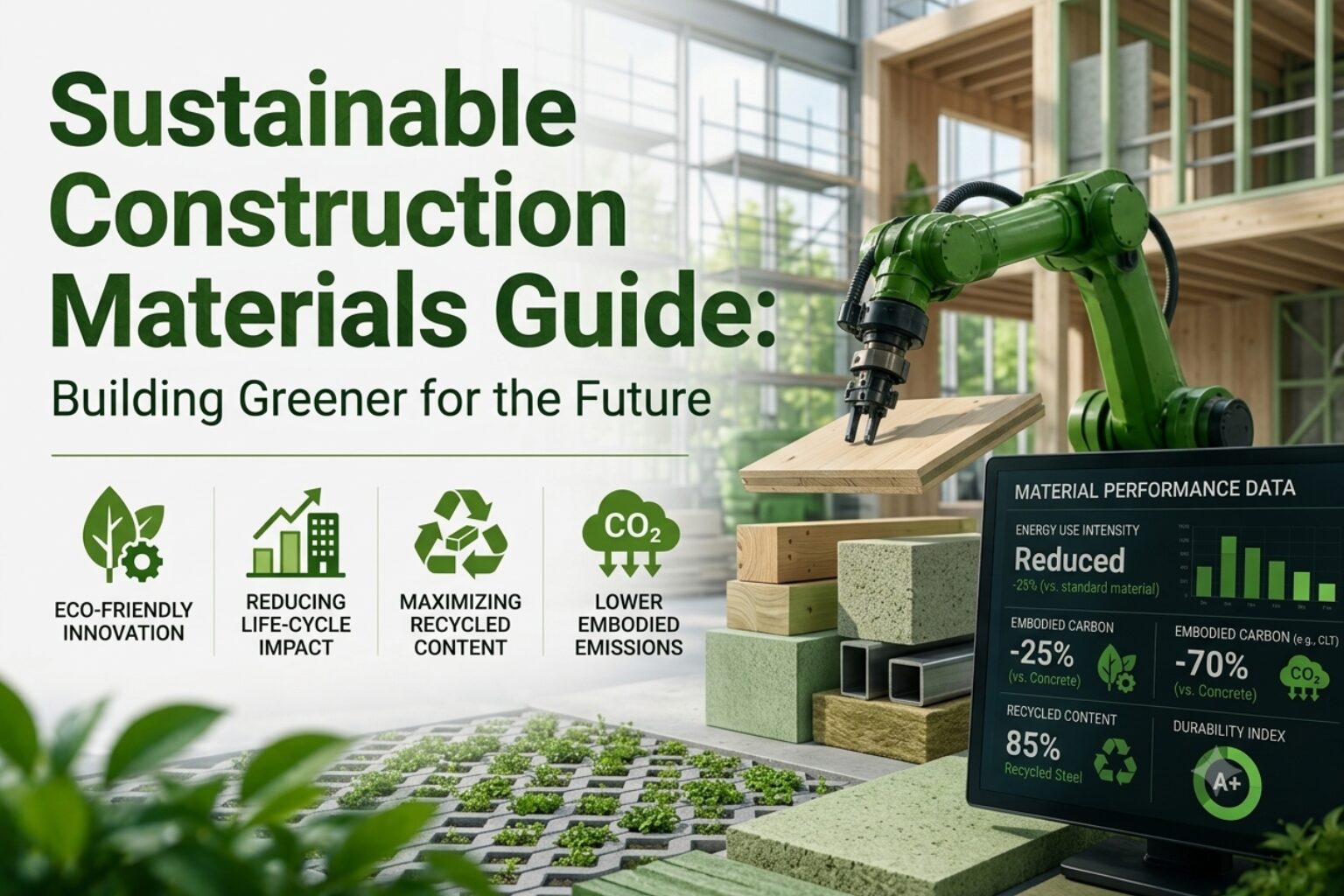 Sustainable Construction Materials Guide Building Greener for the Future