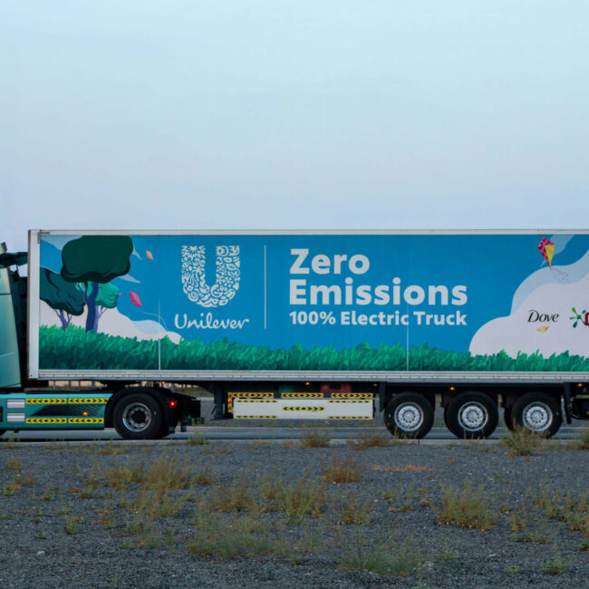 Unilever Expands Zero-Emission Logistics
